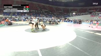 4A/3A/2A/1A Girls 235 Cons. Round 2 - Cinthia Madrigal, Irrigon Girls vs Macy Iramk, La Grande Girls