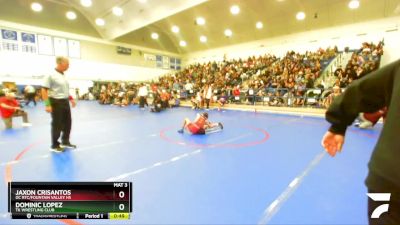 70 lbs Round 2 - Dominic Lopez, TK Wrestling Club vs Jaxon Crisantos, OC RTC/Fountain Valley HS