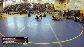 120 lbs Cons. Round 2 - Juniper Severin, Palm Harbor Wrestling Club vs Xavier Barnhart, Palmetto Ridge High School