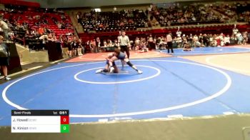 119 lbs Semifinal - Jonas Howell, Dark Cloud Wrestling Club vs Noah Kinion, Dark Cloud Wrestling Club