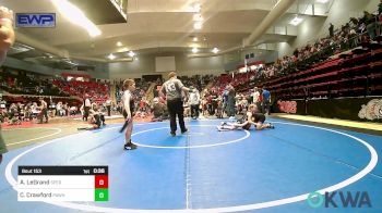 75-83 lbs 3rd Place - Abigail LeGrand, Sperry Wrestling Club vs Carmen Crawford, Pawhuska Elks Takedown