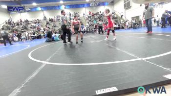 105 lbs Rr Rnd 2 - Evelyn Tillison, Fort Gibson Youth Wrestling vs Aubrie Smittle, Wagoner Takedown Club