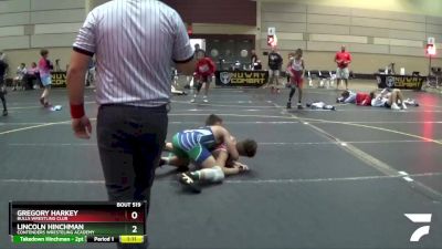 117 lbs Round 2 - Gregory Harkey, Bulls Wrestling Club vs Lincoln Hinchman, Contenders Wresteling Academy