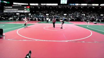 122 lbs Cons. Round 2 - Aj Childs, MEN1 vs Loagan McKinley, SYWA