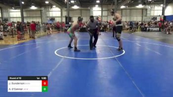 182 lbs Round Of 16 - John Gunderson, Baraboo vs Aidan O'Connor, LW Wrestling Club