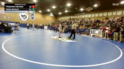 113 lbs Semifinal - Francisco Beltran, Independence vs Isaac Nicolas, Woodlake