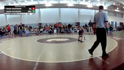 71 lbs Cons. Round 1 - Rihon Mukherjee, Scanlan Wrestling Academy vs Gavin Patterson, Wild Buffalo Wrestling Club