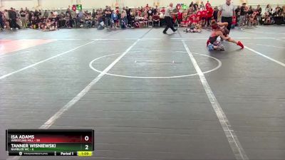 80 lbs Round 1 (6 Team) - Tanner Wisniewski, Rambler WC vs Isa Adams, Wrestling Mill