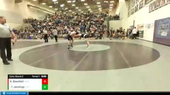 285 lbs Cons. Round 2 - Tyler Jennings, St. Helens vs Keannan Bowditch, Thurston