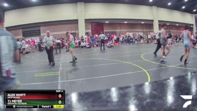 138 lbs Quarterfinal - Alex Whitt, Unattached vs TJ Meyer, Kentucky Extreme