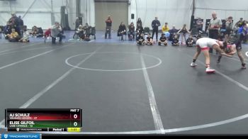 92 lbs Finals (2 Team) - AJ Schulz, Vougars Honors vs Elise Gilfoil, Lake Catholic