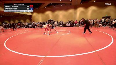144 lbs Cons. Round 6 - Barrett Keiffer, Pennsylvania vs Matthew Dimen, Rhode Island