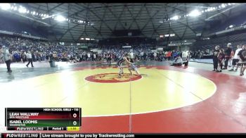 115 lbs Round 1 - Leah Wallway, BMA Wrestling vs Isabel Loomis, Washington