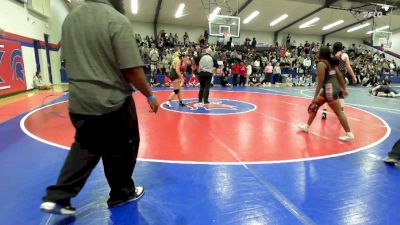 138 lbs Quarterfinal - Zoey Strickland, Union Girls JH vs Brylee Smith, Sand Springs JH (SS)