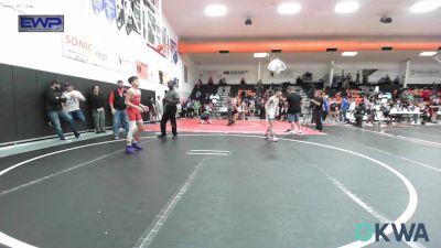 92-98 lbs Rr Rnd 2 - Rylan Jenkins, Fort Gibson Youth Wrestling vs Lane Collett, Raw Wrestling Club