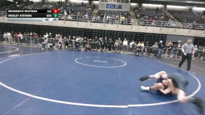 91 lbs 7th Place - Broderick Whitman, Port Crane vs Wesley Stevens, Moravia