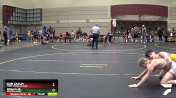 155 lbs Semifinal - Noah Hall, Michigan Mafia vs Liam Carlin, Curby Wrestling Club