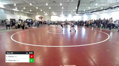 133 lbs Semifinal - Ethan Oakley, North Carolina vs Blake Boarman, Tennessee-Chattanooga