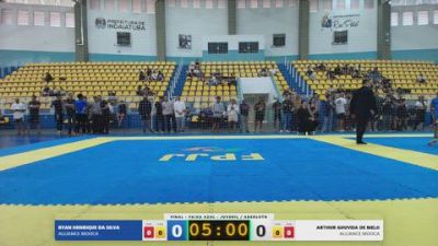 ARTHUR GOUVEIA DE MELO vs RYAN HENRIQUE DA SILVA 2026 FPJJ Campeonato Paulista Sem Kimono