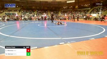 43 lbs Quarterfinal - Christopher Moreno, Reign vs Nicholas Steiner, Well Trained