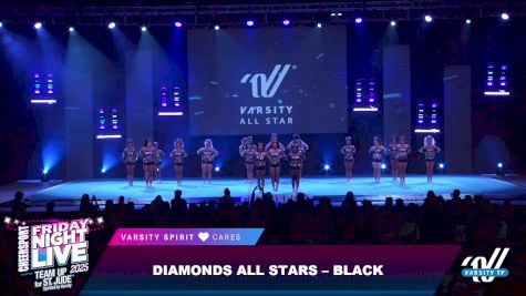 Diamonds All Stars - Black [2025 Day 1] 2025 CHEERSPORT: Friday Night Live