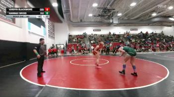 140 lbs Semifinal - Hannah Wicks, Falcon vs Jordyn Blackmore, Coronado