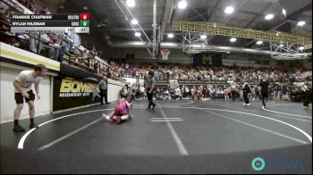 60-70 lbs Semifinal - Frankie Chapman, Bridge Creek Youth Wrestling vs Rylan Hileman, Choctaw Ironman