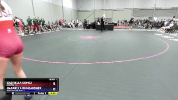 120 lbs Quarterfinals (8 Team) - Angelina Cassioppi, Illinois vs Isabel Urbina, North Carolina