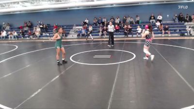 105 lbs Quarterfinal - Emmi Casias, Pikes Peak Warriors vs Yuritza Mejia, Warrior Wrestling Academy
