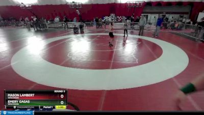 84-92 lbs Round 3 - Mason Lambert, Wisconsin vs Emery Gagas, Wisconsin