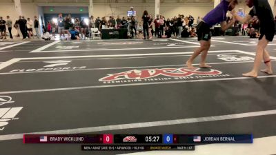 Brady Wicklund vs Jordan Bernal 2025 ADCC San Jose Open