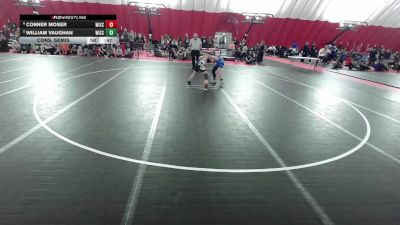 12U Boys - 108 lbs Cons. Semis - Conner Moser, Wisconsin vs William Vaughan, Wisconsin