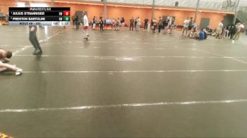 105 lbs Round 3 - Julius Stranniger, Eastside Youth Wrestling vs Preston Bartolini, Carolina Reapers