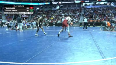 3A-150 lbs Champ. Round 2 - Jabari Hinson, Ames vs Evan Ralfs, North Scott