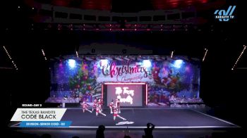 The Texas Bandits - CODE BLACK [2023 L4 Senior Coed - D2 Day 2] 2023 Spirit Celebration Christmas Grand Nationals
