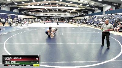 184 lbs 7th Place Match - Noah Bash, Franklin And Marshall vs Hayden McLellan, Alvernia