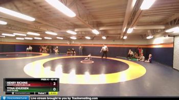 40-43 lbs Round 2 - Titan Knudsen, Unattached vs Henry Richins, Wasatch Wrestling Club