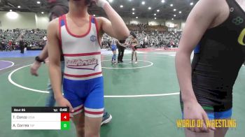 80 lbs Semifinal - Kooper Deputy, Orchard WC vs Lazarus McEwen, Mat Demon Wrestling Club