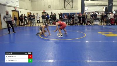 127 lbs Consy 6 - Nathan Wood, Point Pleasant-WV vs Jason Torres, Malvern Prep