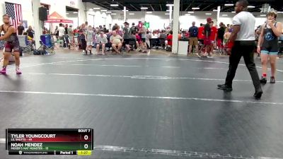 140 lbs Round 3 (6 Team) - Tyler Youngcourt, Lil Shutts vs Noah Mendez, Moser`s Mat Monster