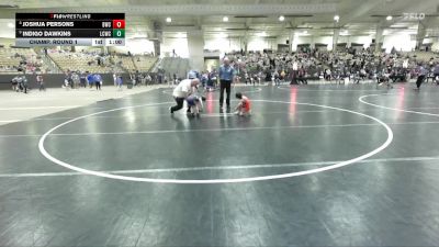 40 lbs Champ. Round 1 - Indigo Dawkins, Lawrence Co Wrestling Club vs Joshua Persons, Blackman Wrestling Club