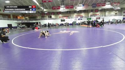 110 lbs Cons. Round 7 - Ava Bayless, Iowa vs Alexandra Tchekounova, Quincy