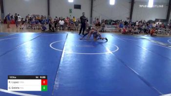 100 lbs Consolation - Royce Lopez, Toss Em Up vs Gavin Geleta, Phillipsburg