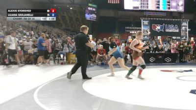 190 lbs Champ. Rd Of 32 - Alexis Storsved, North Dakota vs Liliana Giulianelli, Pennsylvania