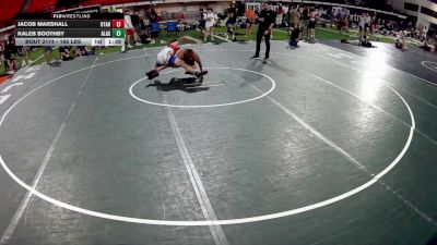165 lbs Quarters - Jacob Marshall, Utah vs Kaleb Boothby, Alaska