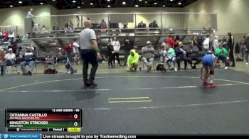 96 lbs Cons. Semi - Tatianna Castillo, Michigan Grappler RTC vs Kingston Stricker, Birch Run