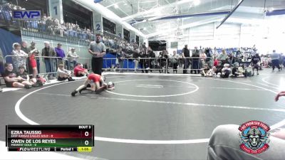 49 lbs Round 2 (4 Team) - Ezra Taussig, East Kansas Eagles Gold vs Owen De Los Reyes, Midwest Gold