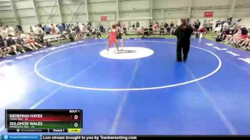 145 lbs Round 1 (8 Team) - Nehemiah Hayes, Texas Red vs Solomon Wales, Minnesota Red