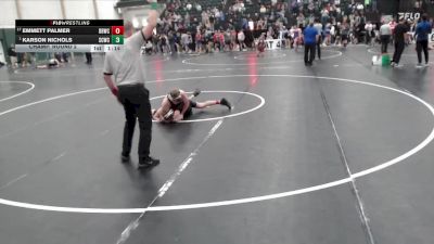 132 lbs Champ. Round 2 - Karson Nichols, Smith County Wrestling Club vs Emmett Palmer, Broken Bow Wrestling Club