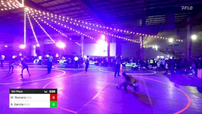 52 lbs 5th Place - Malachi Romero, Ridge WC vs Abraham Garcia, ReZults Wrestling